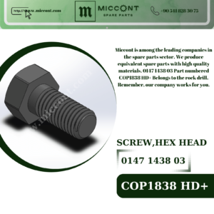 COP 1838 HD+ - 0147 1438 03 SCREW,HEX HEAD