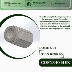 COP1840 HEX 3115 0286 00 DOME NUT